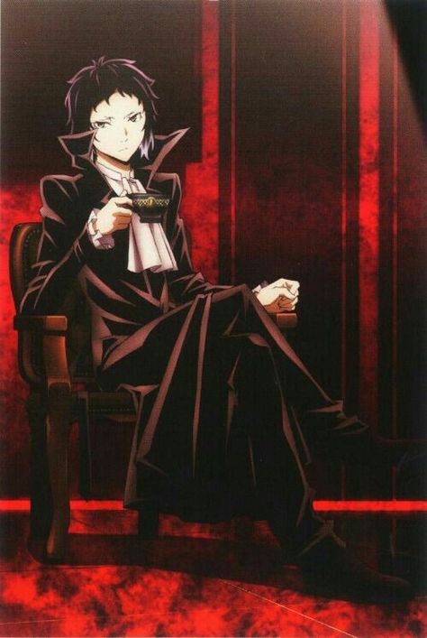 Bungou Stray Dogs | Akutagawa Ryunosuke Bungou Stray Dogs Wallpaper, Bungou Stray Dogs Characters, Dog Wallpaper, Bongou Stray Dogs, Stray Dogs Anime, Fan Fiction, A Chair, An Anime, Manga Drawing