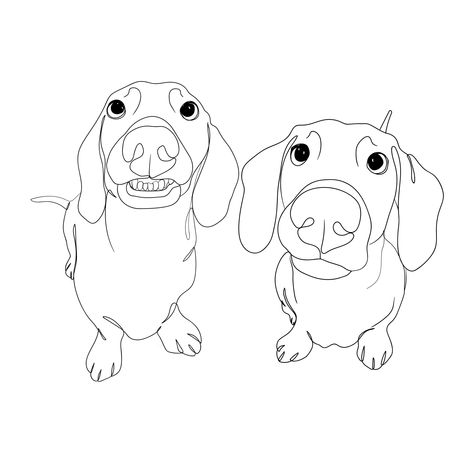 Beagle Drawing, Lineart Sketch, Dachshund Cartoon, Dog Line Art, Dog Line, Minimalist Line Art, Dog Tattoo, Beagle Dog, Diy Dog