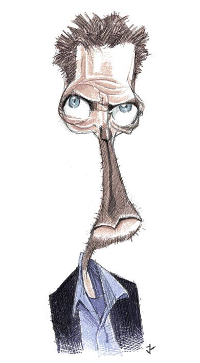 Hugh Laurie | 29 Celebrity Caricatures That Are Incredibly Accurate Caricature Sketch, Funny Caricatures, Hugh Laurie, Dr House, Celebrity Caricatures, Caricature Drawing, Celebrity Drawings, Horse Drawings, Art Portrait