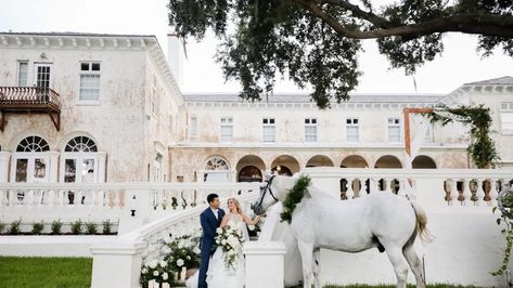 Bellacosa Lakeside Lodge & Venue - Lake Wales, FL | Zola Lakeside Lodge, Spanish Style Architecture, Florida Wedding Venues, Lakeside Wedding, Real Weddings Photos, Beautiful Lakes, Spanish Style, Wedding Gallery, Wedding Vendors