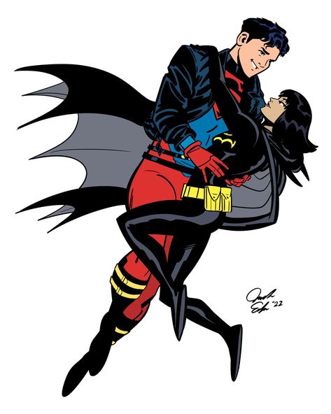 Jacob Edgar on Twitter: "Recent digital commission done for @Randomuser9O9 Superboy and Batgirl… " Conner Kent, Cassandra Cain, Black Bat, Bat Family, Dc Heroes, Comic Book Artists, Dark Horse, Batgirl, Teen Titans