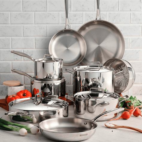 Sam's Club: Tramontina 14-Piece Stainless Steel Cookware Set Only $199.98 The post Sam’s Club: Tramontina 14-Piece Stainless Steel Cookware Set Only $199.98 appeared first on Deals Finders. Copper Cookware Set, New Home Kitchen, Stainless Steel Cookware Set, Induction Oven, Cookware Set Stainless Steel, Stainless Steel Pans, Copper Cookware, Cooking Pan, Stainless Steel Cookware