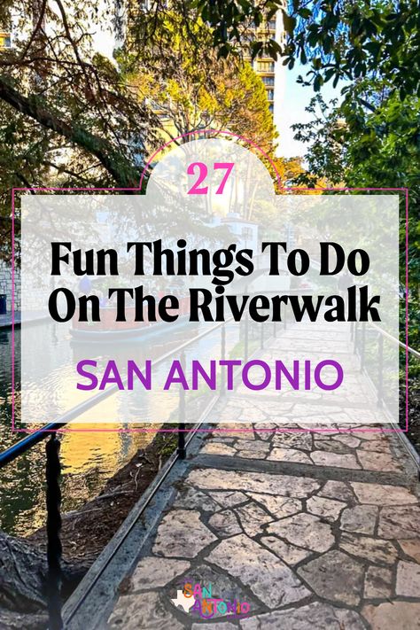 Head out on a journey of discovery and adventure on the picturesque Riverwalk in San Antonio, Texas. From stunning architectural wonders to delicious local cuisine and unforgettable entertainment, you're in for a treat. Don't miss the chance to explore one of the city's best spots. Check it all out at TheSanAntonioThings.com! San Antonio Riverwalk Things To Do, San Antonio Texas Things To Do, Texas Travel Places To Visit, What To Do In San Antonio Texas, Things To Do In San Antonio Texas, San Antonio Texas Aesthetic, San Antonio Texas Riverwalk, Texas Travel Weekend Getaways, Riverwalk San Antonio