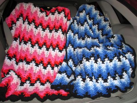 Quick Crochet Afghan, Chevron Blankets, Crochet Afghan Zigzag, Crochet Chevron Blanket Pattern Free Red Hearts, Crochet Afghan Patterns Free Throw Blankets Red Hearts, Breaking Amish, Crochet Pink Chevron Throw, Diy Gothic, Ripple Blanket