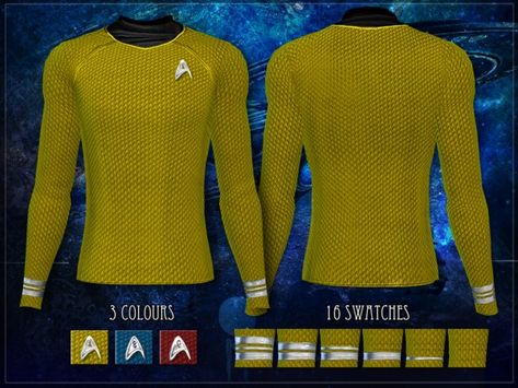 RemusSirion's Star Trek Uniform - male - HQ & NonHQ The Sims 4 Cc Star, Gift For My Best Friend, Star Trek Uniforms, For My Best Friend, Star Trek Beyond, Sims Community, Sims 4 Cc, The Sims Resource, Sims Resource