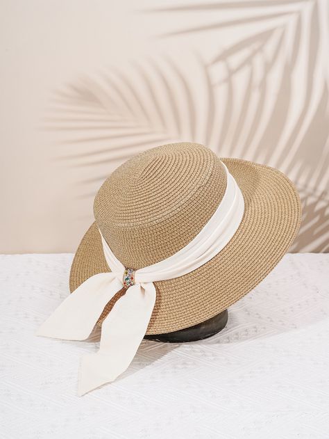 Summer Hat Style, Scarf Decor, Bridal Shoes Low Heel, Popular Hats, Summer Hats Beach, Hat Decoration, Twilly Scarf, Summer Hats For Women, Holiday Bag