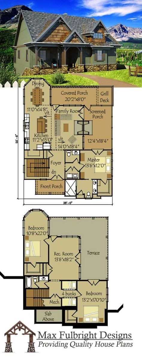 Small Lake House Plans, Small Cottage Plans, Small Lake Houses, Cottage Floor Plan, Cottage Flooring, Rustic Cottage Style, Small Cottage House Plans, Basement House Plans, Small Cottage Homes