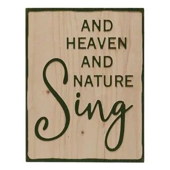 Laser Cut Wall Decor, Let Heaven And Nature Sing, Nora Fleming, Evergreen Garden, Happy Everything, Empty Wall, Green Colour, Wall D, Wall Décor