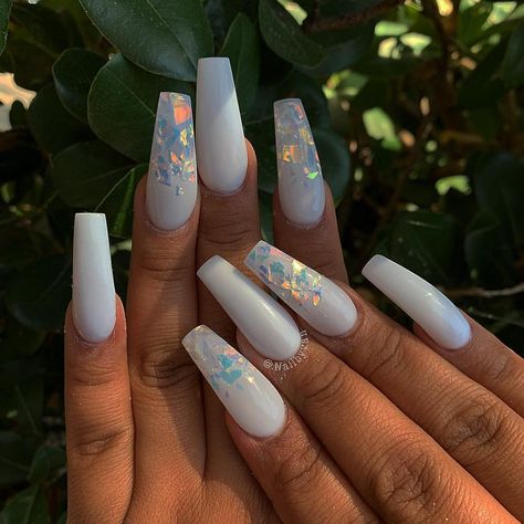 Nails Fall Coffin, French Pedicure, Short Coffin Nails, White Acrylic Nails, Coffin Nails Long, Summer Acrylic Nails, Nails Fall, Acrylic Nail Art, Coffin Nails Designs