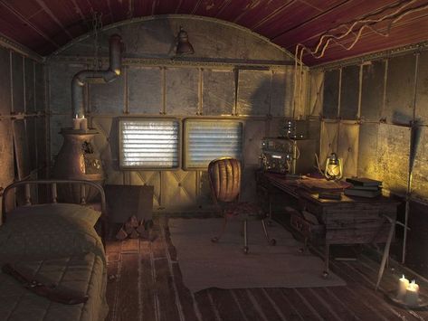 Zombie Apocalypse House, Apocalypse House, Apocalypse Aesthetic, Post Apocalyptic Art, Apocalypse Art, Underground Cities, Post Apocalypse, Environment Concept Art, Zombie Apocalypse