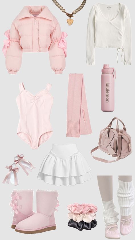 ballet class Damsel In This Dress, Ballet Clothes, Cozy Winter Outfits, Aesthetic Outfit Ideas, Ballet Class, Kawaii Fashion Outfits, Cute Preppy Outfits, Girls Wardrobe, Really Cute Outfits