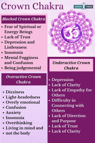 Is Your Crown Chakra Blocked? Symptoms Remedies |Siddhi Yoga Blocked Crown Chakra, Chakra Blocked Symptoms, Reiki Tips, Crown Chakra Yoga, Chakra Blockages, Crystal Kits, Spiritual Journaling, Psychic Development Learning, Pranayama Breathing