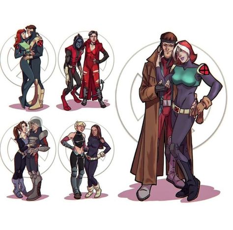 Xmen Evolution Rouge, X Men Evolution Fanart, Jean Grey And Scott Summers, X Men Fanart, Rogue X Gambit, Gambit X Rogue, Gambit And Rogue, Xman Marvel, Gambit Marvel