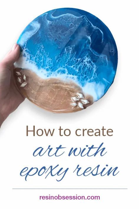 Learn how to create your own epoxy art. Step by step instructions and links to the products to get you started. Enjoy some creative time! Hygge Hobbies, Resin Techniques, Resin Pouring, Resin Crafting, Epoxy Crafts, How To Make Resin, Color Epoxy, Waves Art, Resin Creations