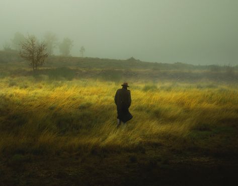 Misty Night, Rural Photography, The Flowers Of Evil, Desert Places, Snow Mountains, Dark Men, Photography Series, Dramatic Lighting, Figure Photography