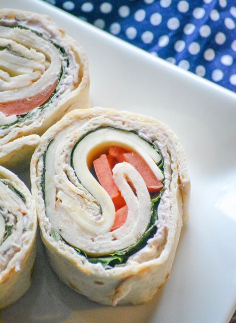 These Copy Cat Costco Turkey Swiss Pinwheels are a perfect make-ahead lunch option. Creamy, easy and with a perfect blend of Swiss cheese, slice turkey, and sandwich veggies– they make a gorgeous holiday appetizer, or great game day grub. How was everyone’s first day back to school? Well if you have[Read more] Bacon Turkey, Turkey Pinwheels, Turkey Wrap, Pinwheel Sandwiches, Turkey Wraps, Pinwheel Appetizers, Make Ahead Appetizers, Pinwheel Recipes, Make Ahead Lunches