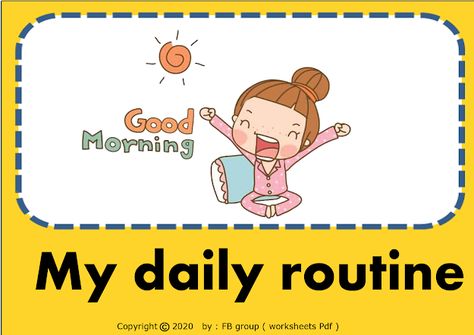 worksheets and teaching resources : Download (Daily routine cards) free pdf file Daily Routine Worksheet, Daily Routine Cards, English Conversation For Kids, Daily Routine Activities, Teaching Worksheets, Free Short Stories, English Stories For Kids, Routine Cards, English Short Stories