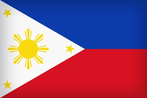 Philippines Large Flag. Bendera Philippines, Bendera Filipina, Logo Philippines, Philippine Flag Wallpaper, Basketball Live Wallpaper, Asian Flags, Philippine Travel, Filipino Flag, Philippines Flag