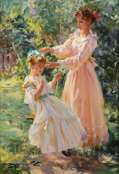 Konstantin Razumov, Pretty Paintings, Tableau Art, Old Paintings, Aesthetic Painting, Victorian Art, Romantic Art, Ethereal Art, Classical Art