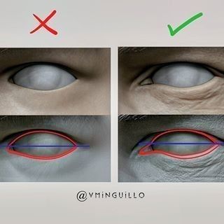 Different Eye Shapes, Eyes Shape, Realistic Face, Eye Anatomy, Face Anatomy, Zbrush Tutorial, Drawing Realistic, Anatomy Sculpture, Sculpture Techniques