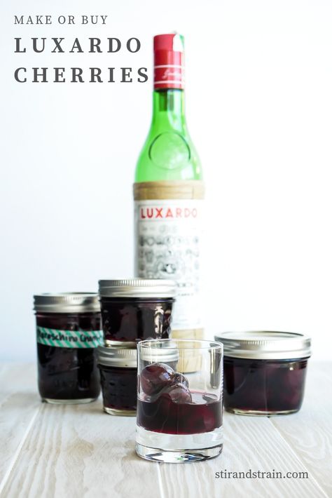 Luxardo Cherries, Homemade Liqueur, Xmas Cocktails, Bourbon Cherries, Homemade Food Gifts, Bourbon Drinks, Liquor Drinks, Holiday Presents, Home Brewing Beer