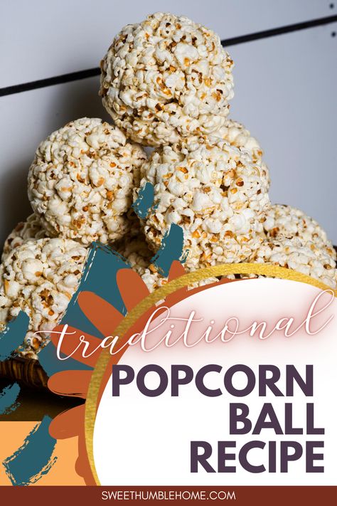 Christmas Popcorn Balls Holiday Treats, Old Fashioned Popcorn Balls Corn Syrup, Popcorn Balls Christmas, Easy Popcorn Balls, Homemade Popcorn Balls, Popcorn Ball Recipe, Popcorn Balls Recipe Easy, Halloween Popcorn Balls, Popcorn Ball