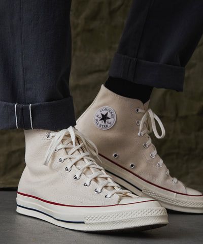 Converse Chuck 70 High Top Parchment - Todd Snyder White Chuck 70 Outfit Men, Converse Chuck 70s Outfit, Chuck 70 High Top Outfit, Converse 70s Outfit Men, Converse 70s Outfit, Chuck 70 Outfit Men, Chuck 70 Outfit, Converse Man, High Top Outfit