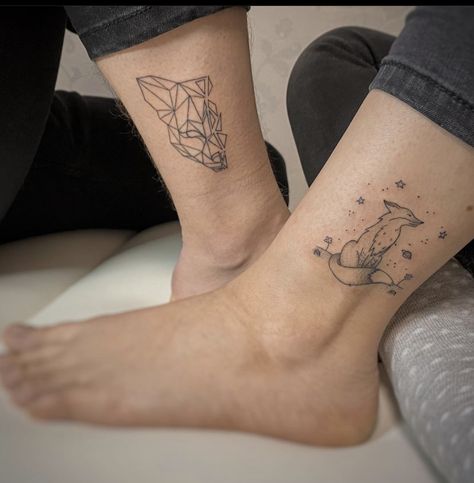 Tattoo Bear, Couple Tattoo, Matching Couple Tattoos, Matching Couple, Couple Tattoos, Tattoo Art, I Tattoo, Triangle Tattoo, Geometric Tattoo