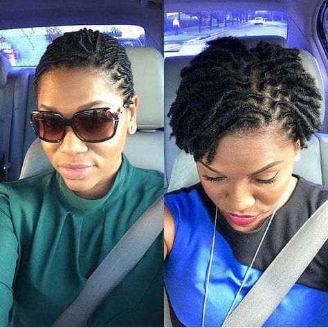 Loc Patterns, Short Microlocs, Starting Locs, Loc Goals, Small Locs, Coiling Natural Hair, Dreadlocks Styles, Locs Journey, Short Dreadlocks Styles