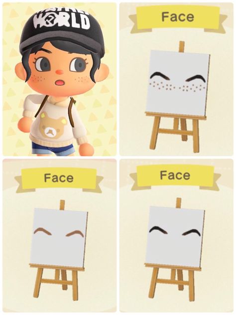 Animal Crossing Qr Codes, Clutch Tutorial, Acnh Cottagecore, Eyebrow Design, Animal Crossing 3ds, Arched Eyebrows, Ac New Leaf, Animals Crossing, Animal Crossing Guide