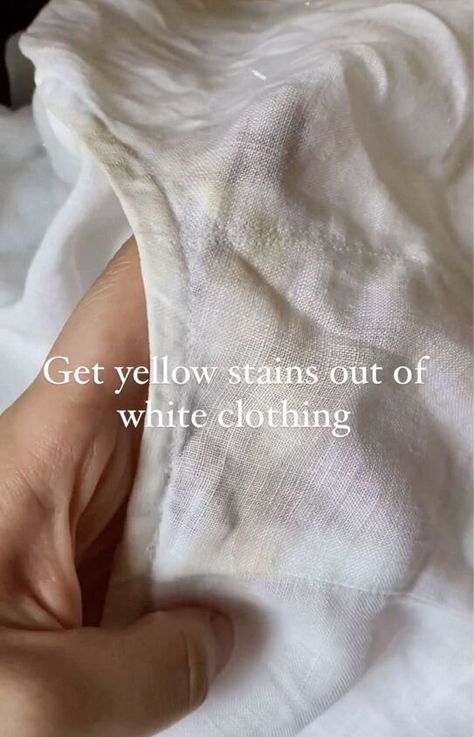 Tough Stain Remover For Clothes, How To Get Rid Of Yellow Stains On White, How To Remove Yellow Stains From White, Hydrogen Peroxide And Baking Soda, Peroxide And Baking Soda, Stains On White Clothes, Laundry Whitening, Remove Yellow Stains, Blue Dawn