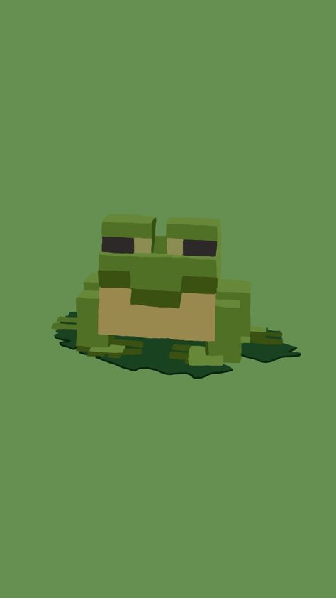 Ipad Wallpaper Green Aesthetic, Green Frog Wallpaper, Frog Minecraft, Minecraft Frog, Minecraft Backgrounds, Minecraft Logo, Minecraft Images, Frog Wallpaper, Minecraft Wallpaper