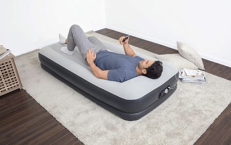 RS Recommends: The Most Comfortable Air Mattresses Are (Almost) As Cozy As Your Bed Blow Up Beds, Air Mattresses, Traditional Bed, Rolling Stone, Rolling Stones, Toddler Bed, Mattress, Sleep, Bed