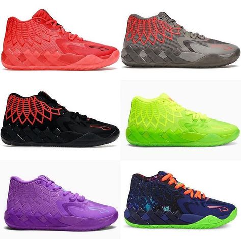 Lamelo Ball Shoes, Bb Shoes, Puma Original, Night Stalker, Girls Basketball Shoes, Anime Bag, Ball Shoes, Shoe Basket, Best Basketball Shoes