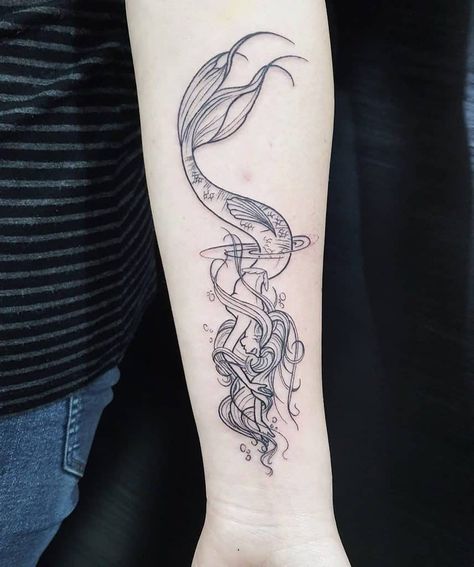 Top 57 Best Siren Tattoo Ideas - [2021 Inspiration Guide] Siren Head Tattoo, Siren Tattoo Ideas, Mermaid Sleeve Tattoos, Siren Tattoo, Mermaid Tattoo Designs, Pisces Tattoos, Traditional Tattoo Design, Mermaid Tattoo, Mermaid Tattoos