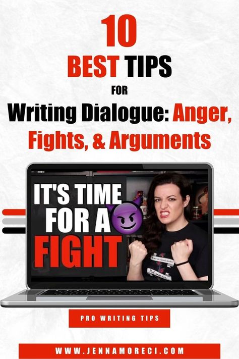 10 Best Tips for Writing Dialogue: Anger, Fights, & Arguments Angry Dialogue, Tips For Writing, Writing Dialogue, Writing Tips, Writing A Book, Anger, How To Find Out, Writing, Books