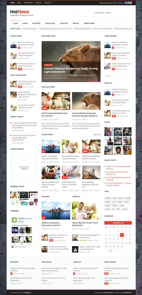 Top Premium News and Magazine Responsive WordPress Themes News Site Design, News Website Design, Blog Websites, News Web Design, News Magazine, Wordpress Theme Design, Web Inspiration, Blog Themes, Web Layout