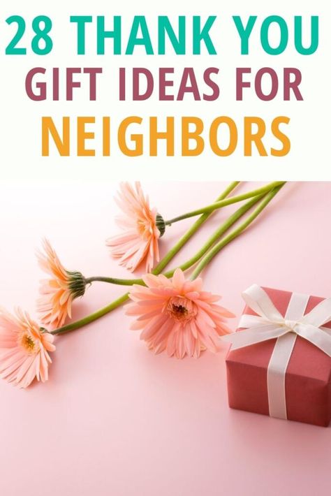 Non Food Thank You Gifts, Gifts For Neighbors Thank You, Goodbye Neighbors Gift Ideas, Simple Thank You Gifts For Friends, Thank You Gift Ideas For Men, Thank You Basket Ideas Neighbor Gifts, Thank You Gift For Neighbor, Homemade Thank You Gifts, Easy Thank You Gifts