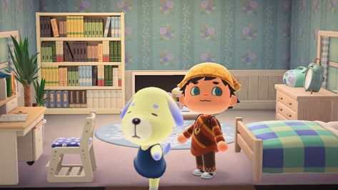 Daisy - Villager Gift Guide | Animal Crossing (ACNH) | Nookea Acnh Home Ideas, Daisy Acnh, Acnh Villager Gift Guide, Gift Guide Animal Crossing, Dog Personality, Rotary Phone, Bow Wow, Dog Eating, Dogs Of The World