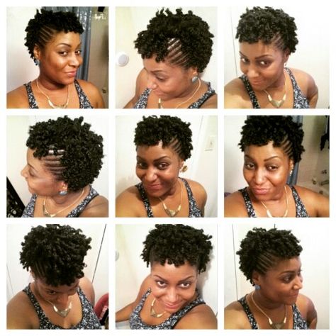 My natural hair creation.4 months after my big chop Fro Styles, 4c Natural Hairstyles Short, Coiling Natural Hair, Big Chop Natural Hair, Twa Styles, Natural Hair Twa, Curly Hair Ponytail, Natural Twist, Black Hair Short Cuts