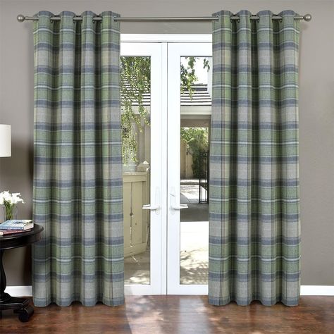 PRICES MAY VARY. 2 panels per package, each panel measures W45 x L63 inches, 1.6 inches inner diameter grommets fit easily with standard curtain rods. 100% Polyester, faux woolen fabric without liner feels soft to touch, firm and durable, which adds a sense of warmth and comfort to the room. This ultra-chic country checked pattern will enhance any interior and add the finishing touch with style. Available in different size options and various colors, matches perfectly your windows, provides utmo Tartan Curtains, Plaid Curtains, Have A Good Sleep, Modern Window, Quality Curtains, Drape Panel, Curtains For Living Room, Modern Windows, Window Panels