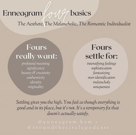 Type 4 Enneagram, Enneagram 4, Infj Personality, Enneagram Types, Personality Test, Type 4, Spiritual Healing, Personality Types, Infp