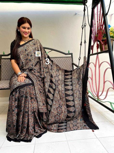 Excited to share the latest addition to my #etsy shop: Pure Hand block Print Modal Silk Black Ajrakh Saree with Running BP, Handwoven, Organic Colors,Silk Sarees for Women https://etsy.me/3dCYiVl #black #geometric #blockprint #sareesforwomenusa #silksareeblouse Silk Saree Blouse, Organic Colors, Beautiful Saree, Blouse Piece, Natural Dyes, Block Print, Silk Sarees, Dye, Hand Weaving