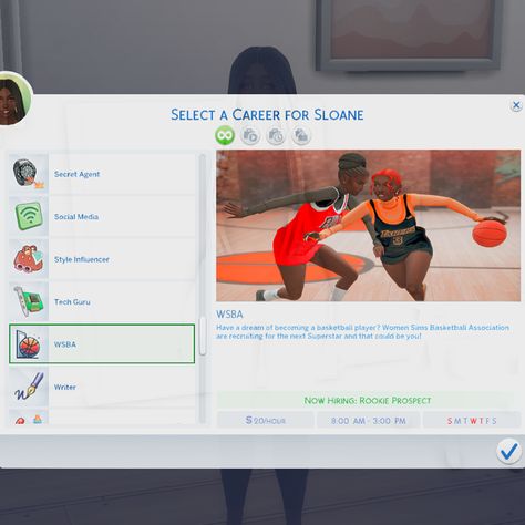 WNBA (WSBA ) Career! | Patreon Basketball Career Sims 4, Sims 4 Mods Carrer, Sims 4 Nba Career Mod, Sims 4 Careers Patreon, Sims 4 Custom Careers, Sims 4 Urban Jobs, Sims 4 Modeling Career, Sims 4 Cc Jobs Patreon, Sims 4 Rapper Career