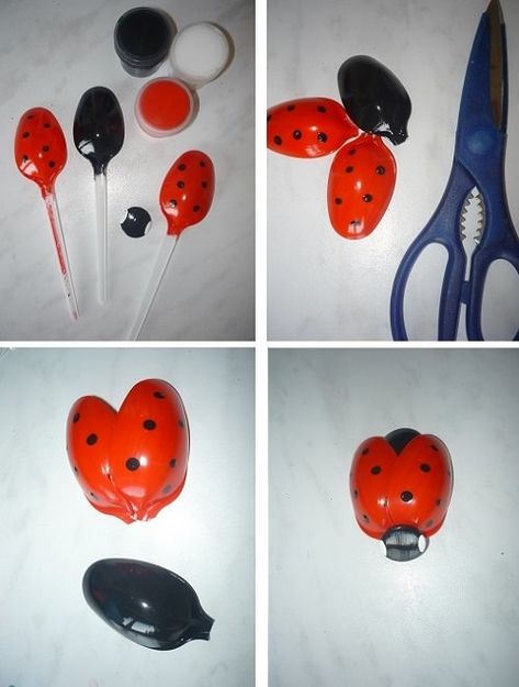 The Best Ways to Reuse Plastic Spoons Plastic Spoon Art, Spoons Diy, Plastic Spoon Crafts, Bee Hive Craft, Spoon Craft, Silverware Crafts, Plastic Bottle Flowers, Plastic Bottle Art, Spoon Crafts