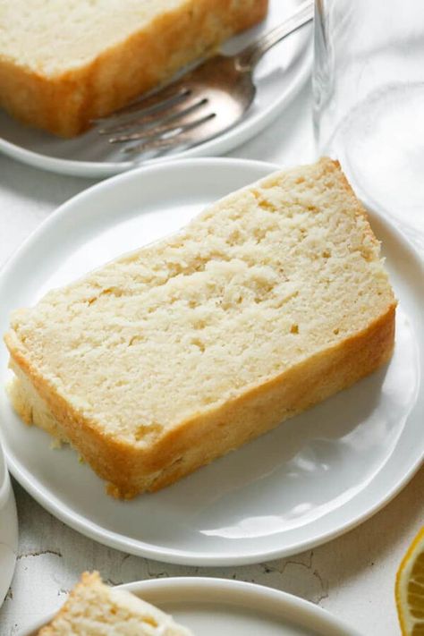 This vegan pound cake recipe is one you'll want to make again and again. It's quick, easy and delicious! This cake is made in one mixing bowl, with no eggs or milk. It has a delicious lemon flavor that everyone will love. It's great for breakfast or an afternoon snack or dessert. This pound cake is gluten free, dairy free, nut free and vegan. Make it for friends and family who may have dietary restrictions—they'll never know they're missing out on anything!