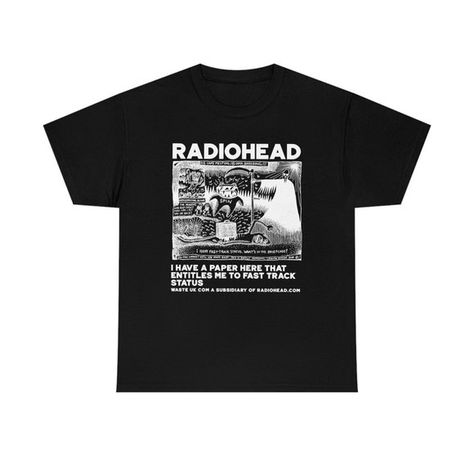 Radiohead T-Shirt, Vintage Radiohead Concert Tour Rock Music Band T-Shirt Radiohead Tee Shirt, Radiohead Crop Top, Radiohead Shirt Png, Vintage Band Tshirt, Radio Head Shirt, Radiohead Tee, Band T Shirt Outfit, Radiohead Tshirt, Band Tee Aesthetic