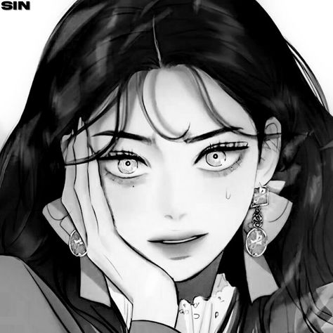 Serena Webtoon Icon, Manhwa Profile Picture, Manhwa Icons Girl, Manhwa Icons Aesthetic, Manhwa Profile, Blood Kiss, Serena Webtoon, Webtoon Aesthetic, Hands On Face