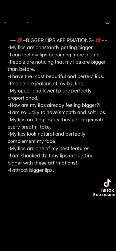 Perfect Lips Affirmations, Bigger Lips Affirmations, Long Eyelashes Affirmations, Perfect Face Affirmations, Lip Affirmations, Feline Eyes Affirmations, Big Lips Affirmations, Teeth Affirmations, Lips Affirmations