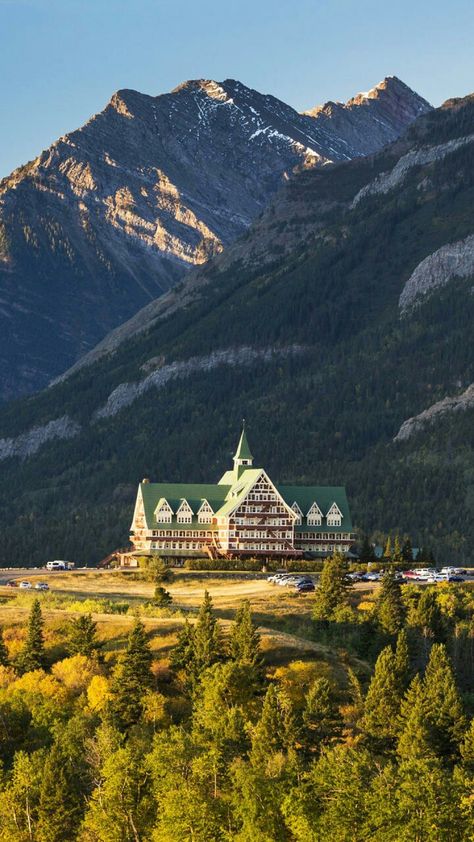 Waterton Lakes National Park, Canada Waterton Canada, Architecture References, Waterton Lakes National Park, Retirement Travel, Canada National Parks, Beautiful Scenes, Hidden Places, Mountain Stream, Mountain Travel